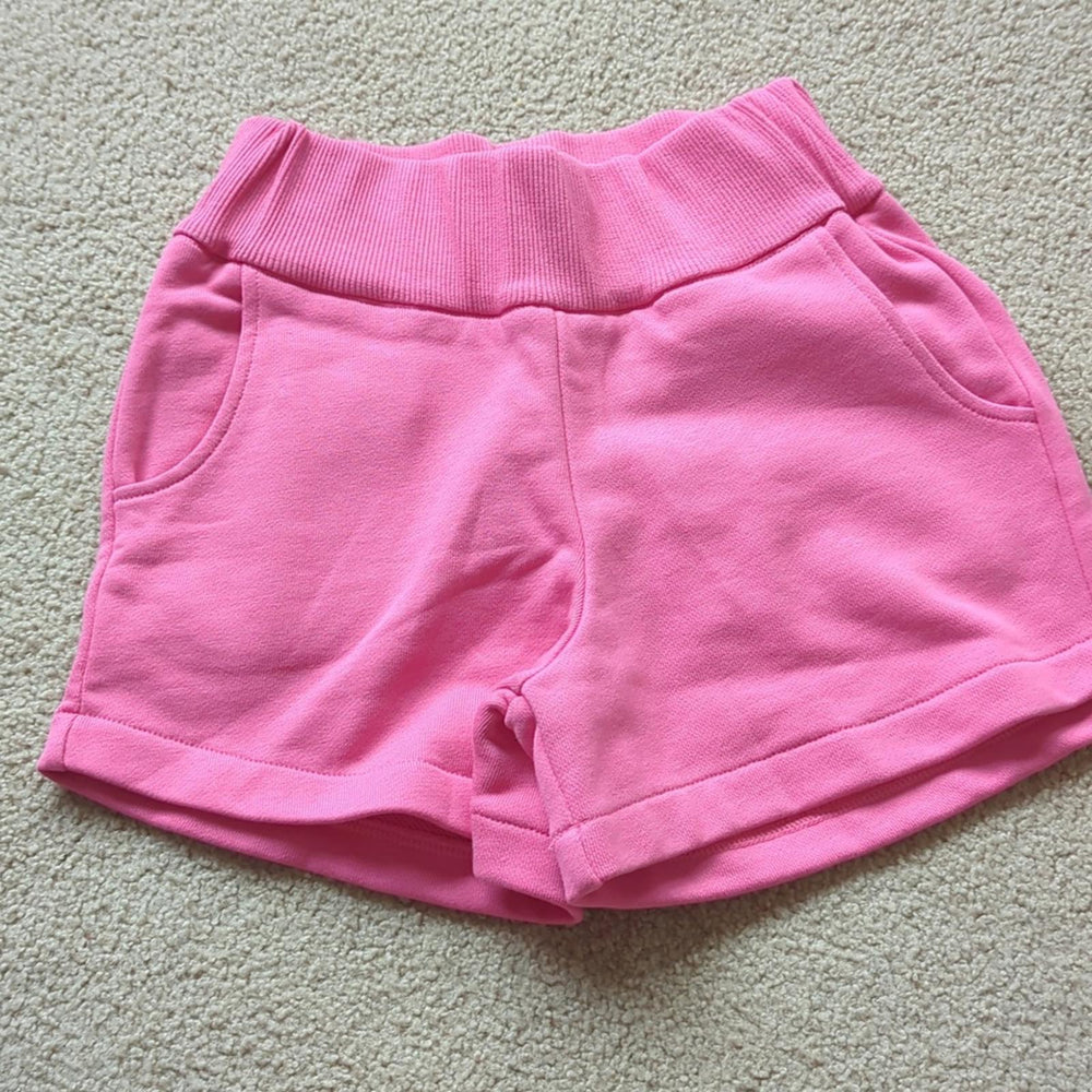 Balmain pink cotton shorts - Girls 6