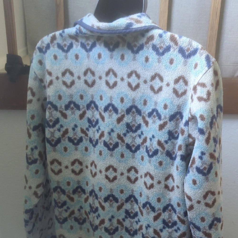 Patagonia Synchilla Snap T Pullover Tundra Cluster Big Sky Sweater Size S