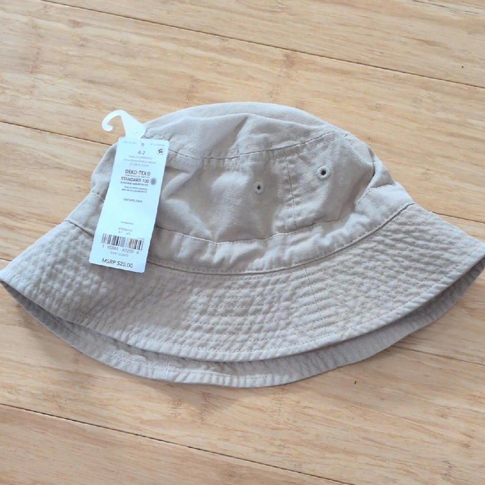Tan Bucket Hat  -  4T-7
