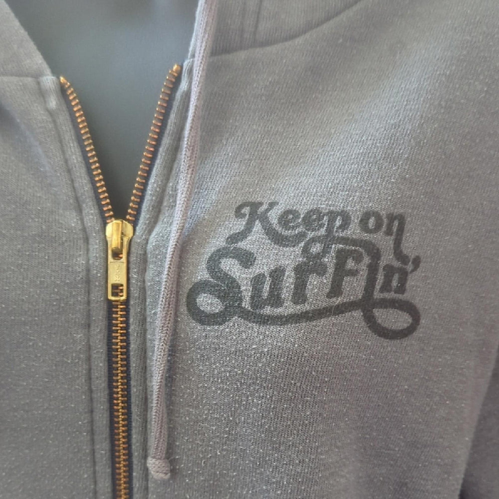Aviator Nation Keep On Surfin Zip Up Sweater