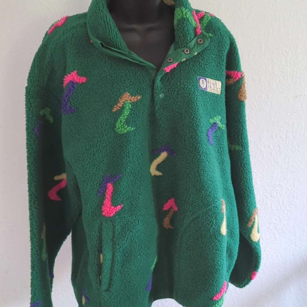 Parks project dancing shrooms trail fleece