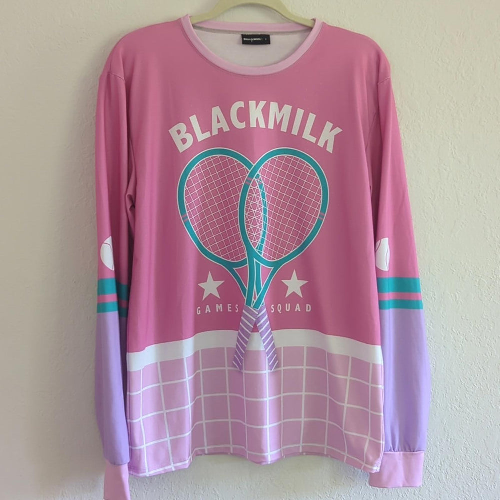 Limited Blackmilk squad goals tennis long sleeve