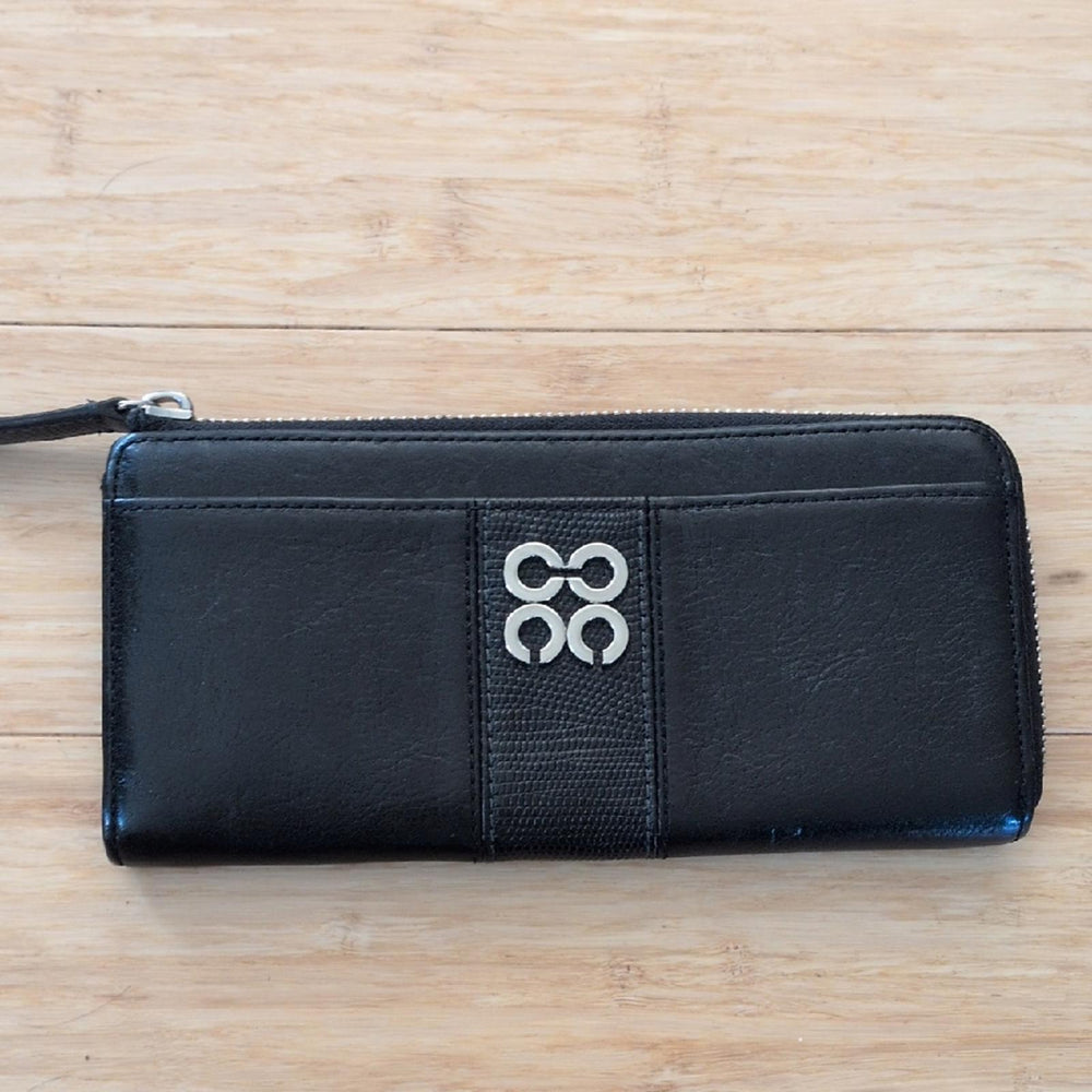 Y2k Coach Zip Around Julia Wallet