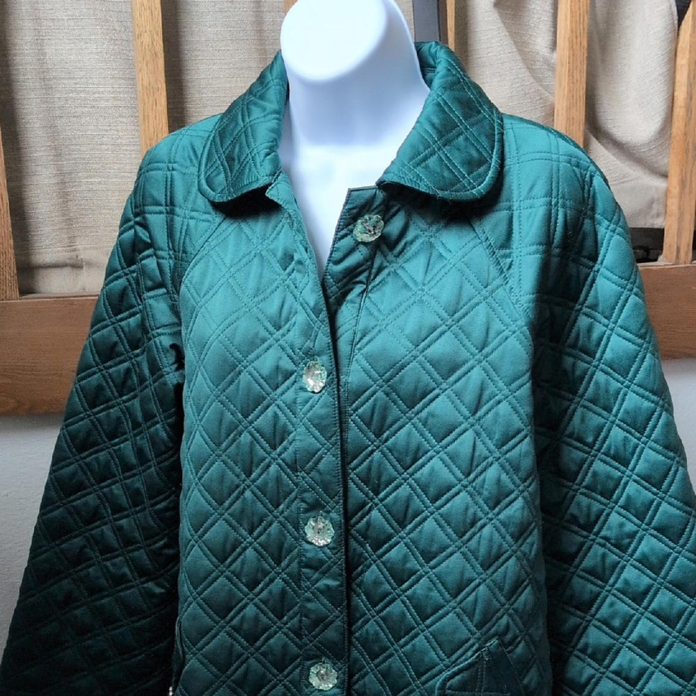 Hill House Home Emerald Green Quilt Coat