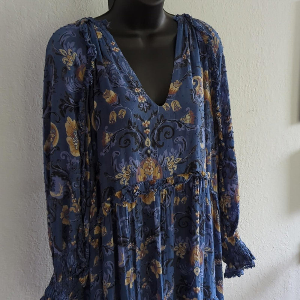 Spell and the Gypsy Aurora Boho long sleeve midi dress