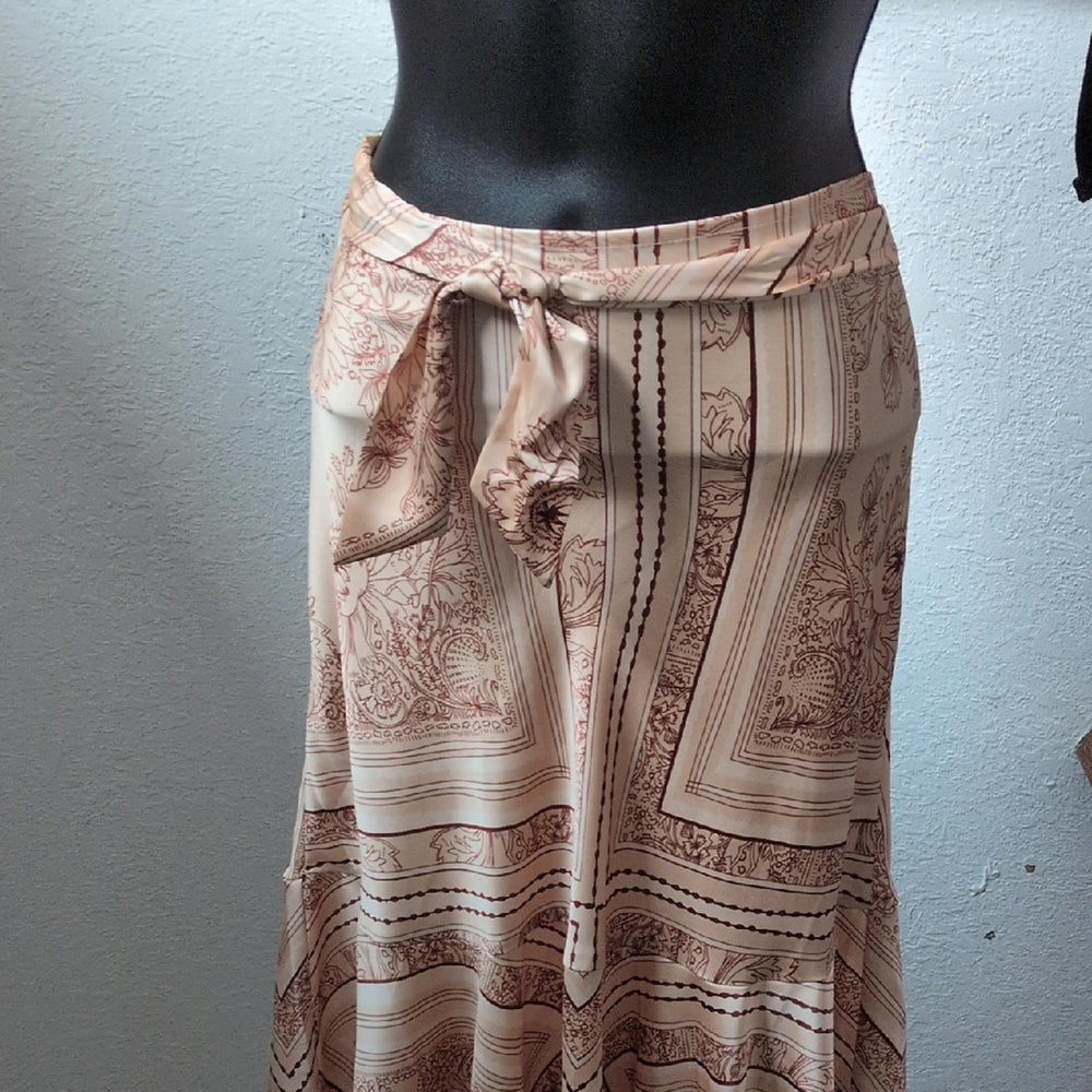 Free People Hampton Wrap Skirt In Tan