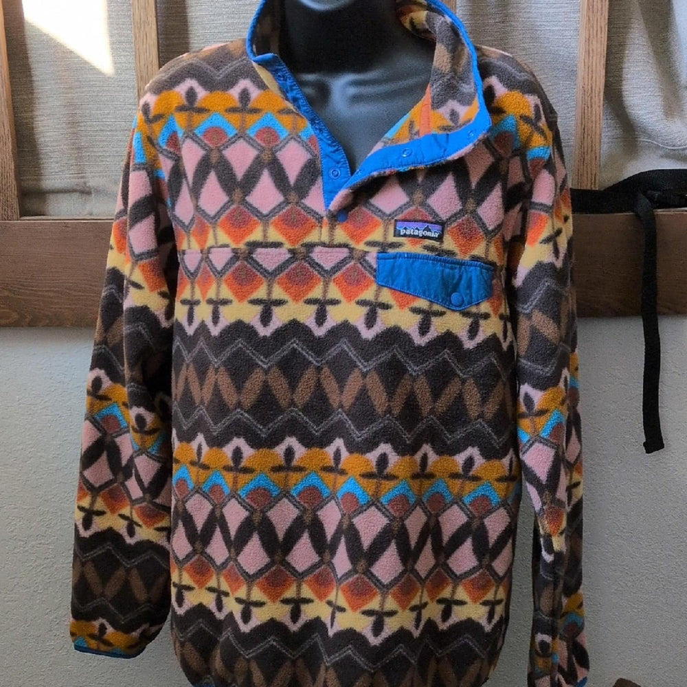Patagonia Synchilla Big Anthos Pink Sweater