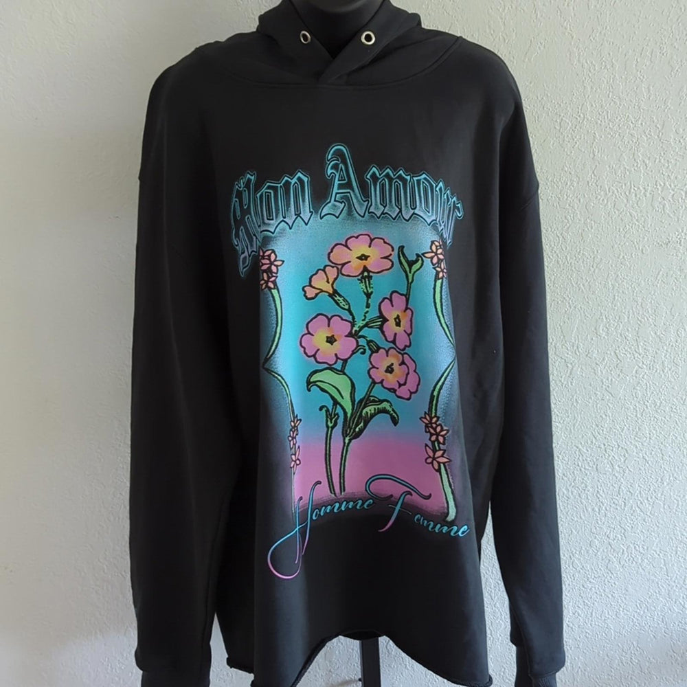 Homme and Femme Compton CA Mon amour " my love" hoodie