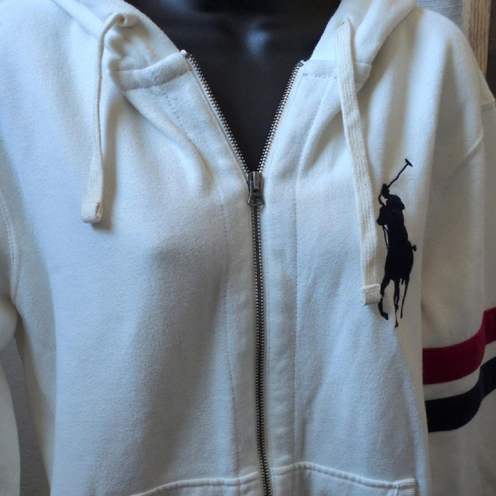 Polo By Ralph Lauren Vintage Polo Horse Zip Hoodie