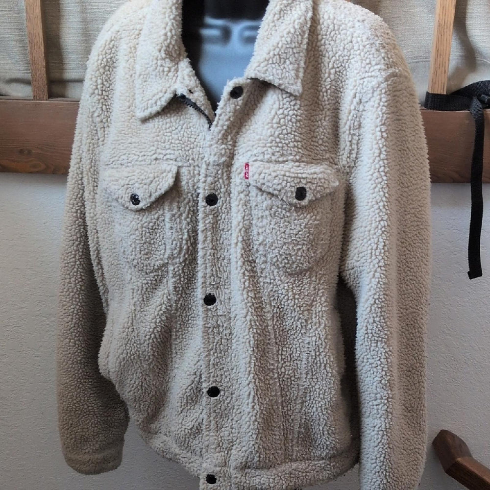 Men's Faux Sherpa Trucker Jacket
