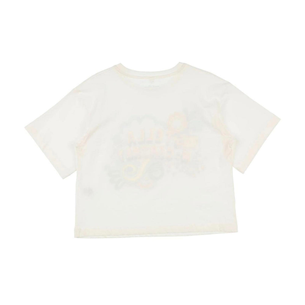 Stella McCartney Kids Cropped Logo Tee - GIrls 6
