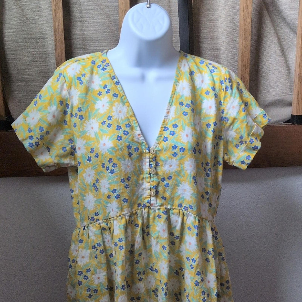 Rove Margarite Floral Linen Mini Dress