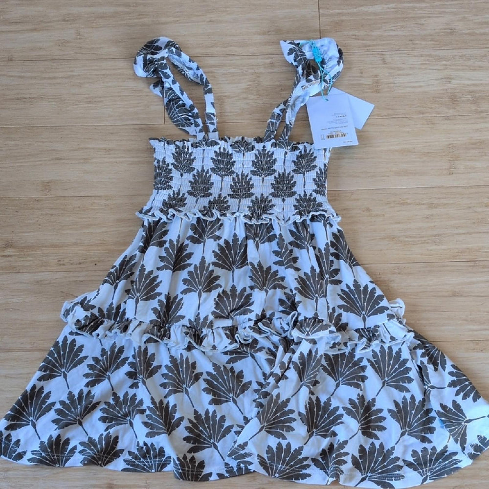 Girls Posh Peanut X Loft Palm Dress - 5T