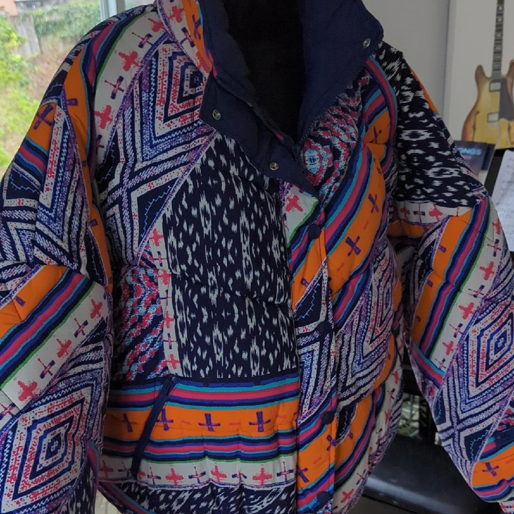 Free people movement powerhouse insulated multicolor puffer jacket.