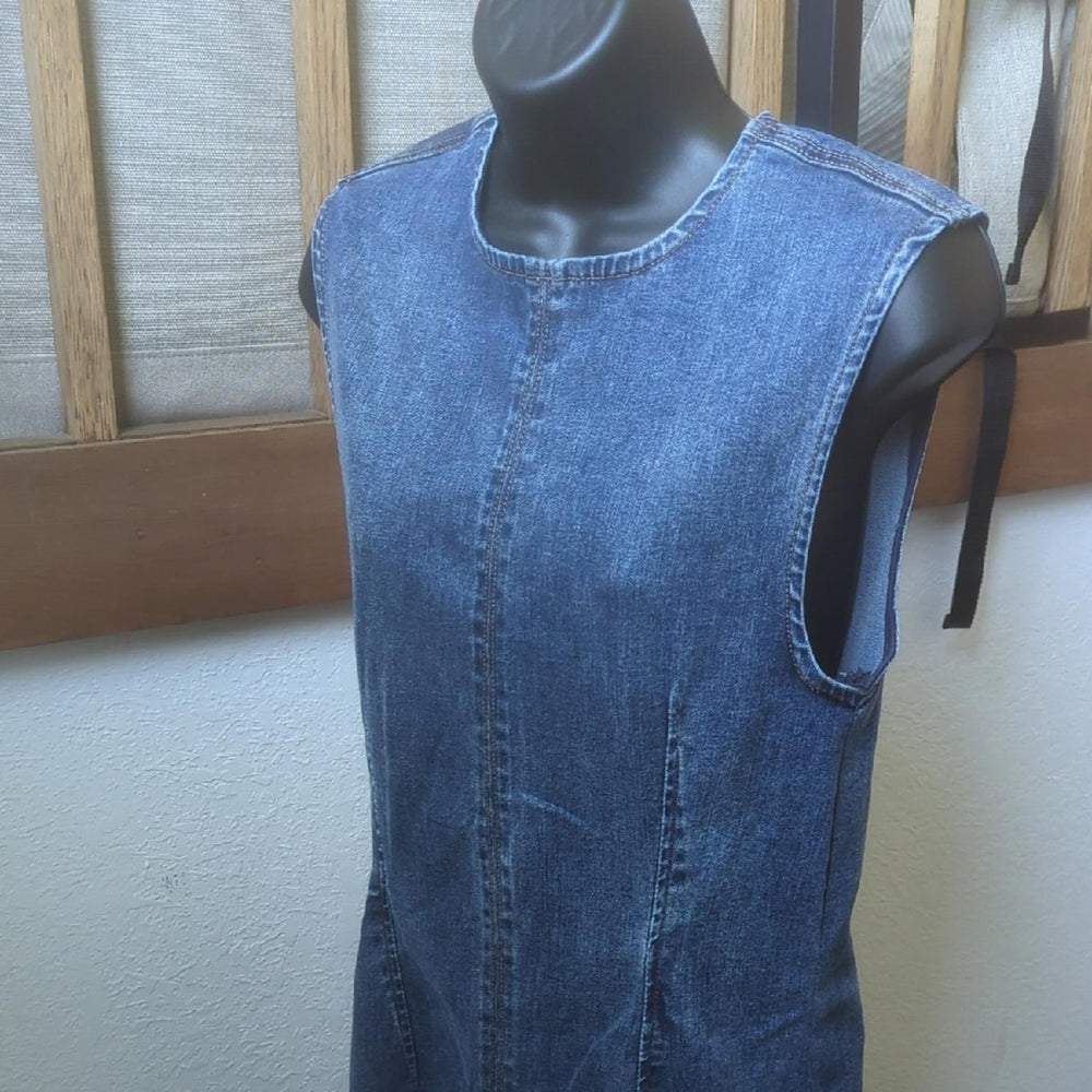 Reformation Kendi Denim Midi Dress - US 12