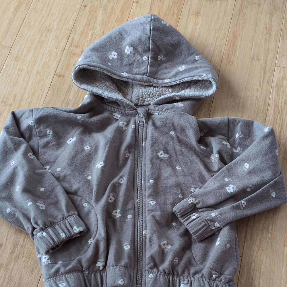 Jessica Simpson Kids Zip Up Floral Hoodie