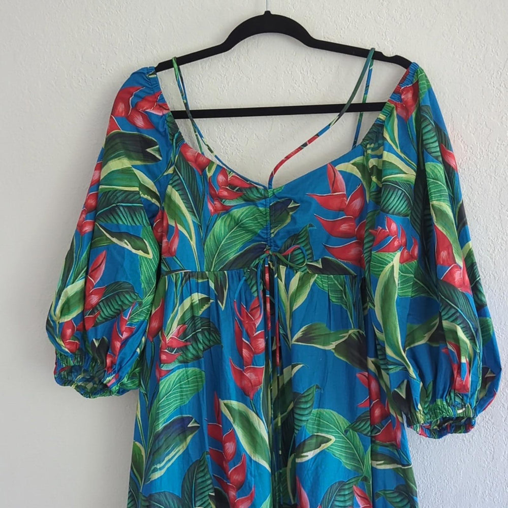 Farm Rio dream garden midi dress - Small