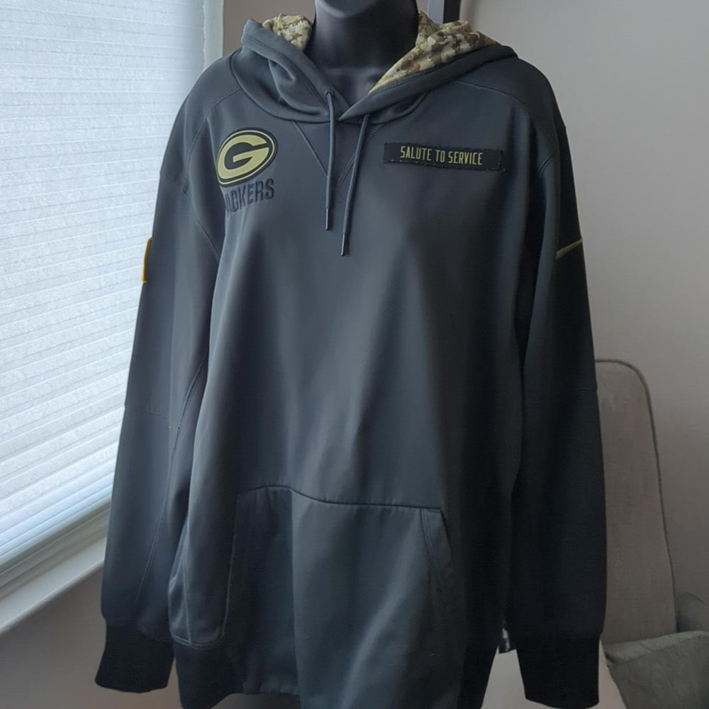 Green Bay Packers onfield men's salute to service hoodie