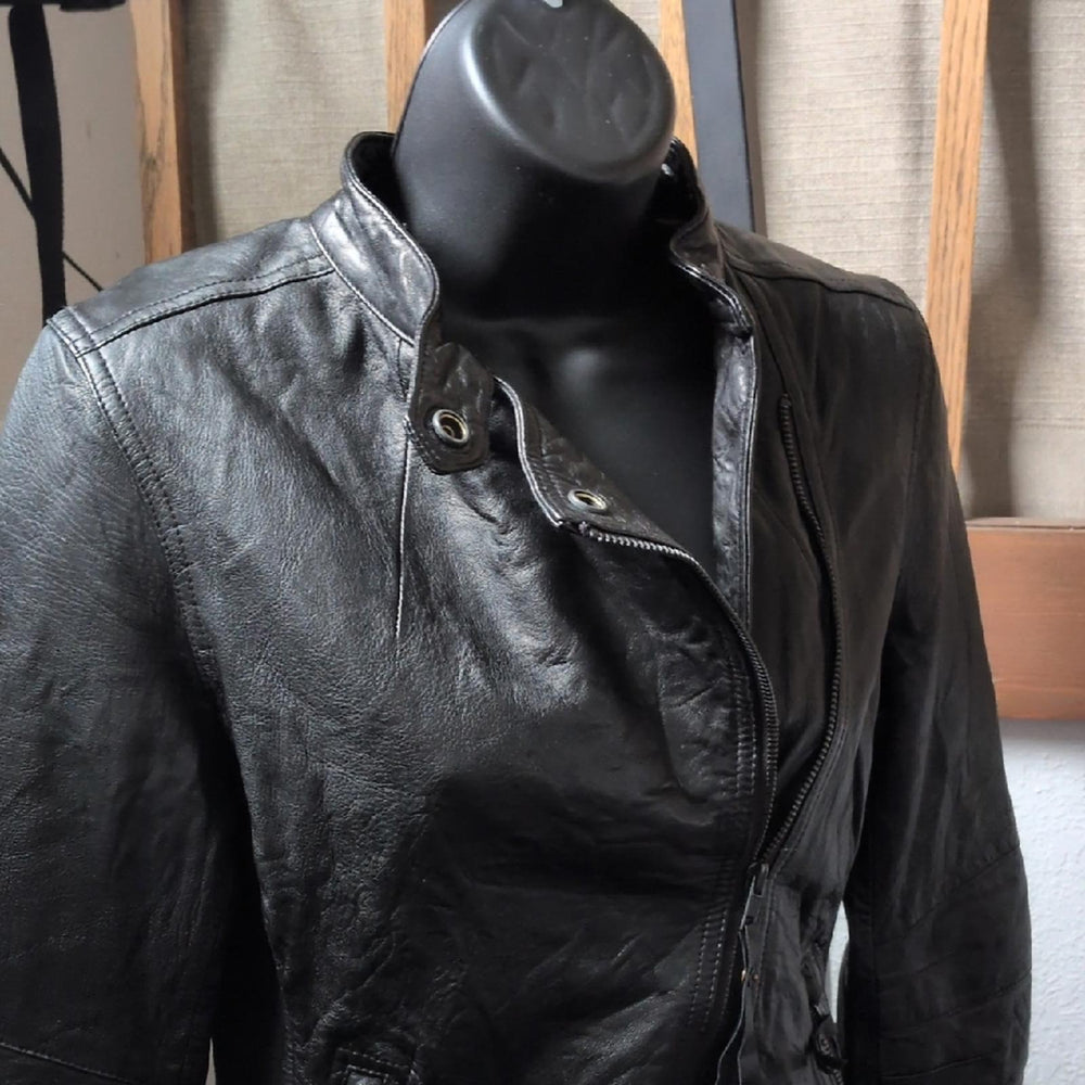 Women's Spy Luxe Denham Leather Moto Jacket