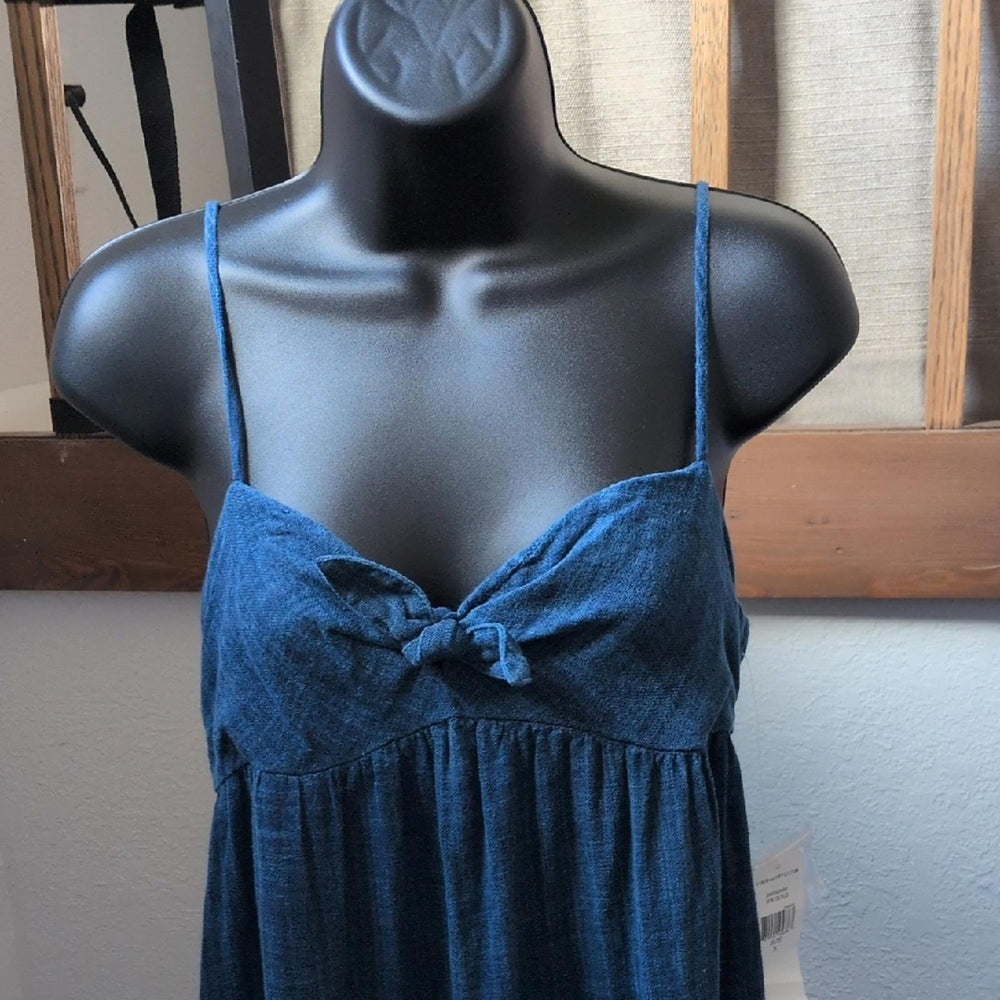 Denim And Supply By Ralph Lauren Tiered Camisole Denim Maxi Dress - Small