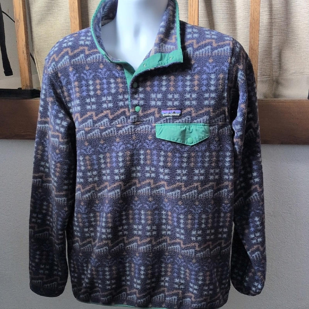 Patagonia Synchilla Wild Roots Snap T Sweater - Large