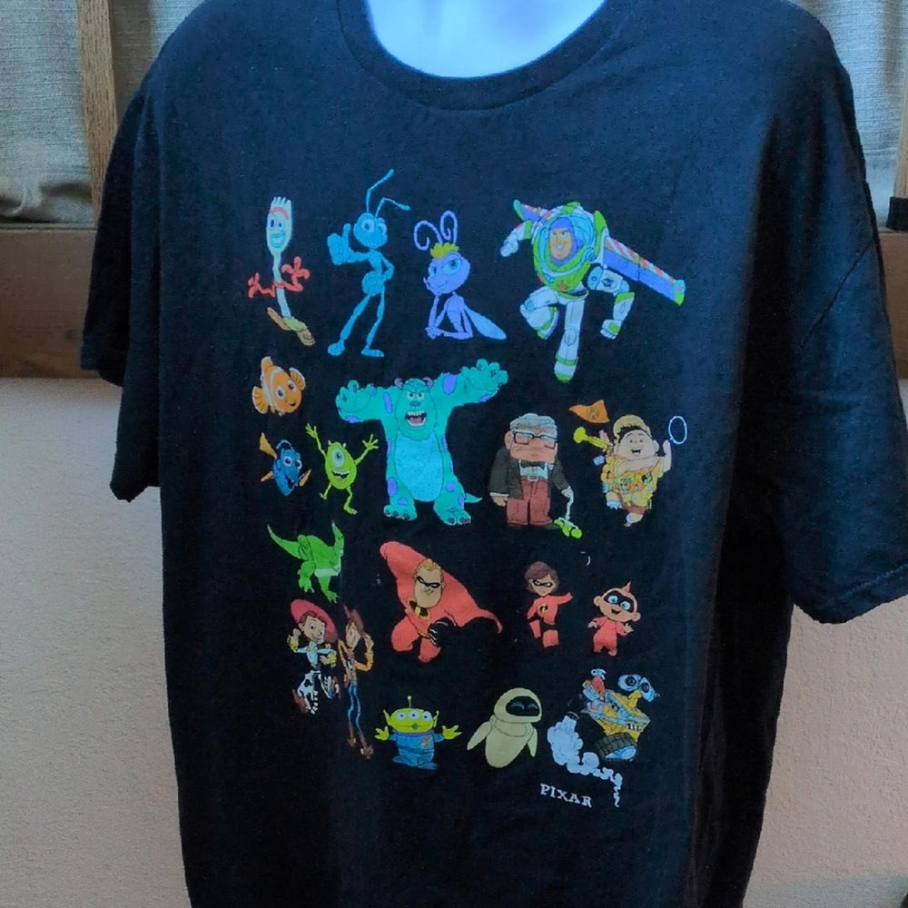 Disney Pixar Characters Tee Shirt -2XL
