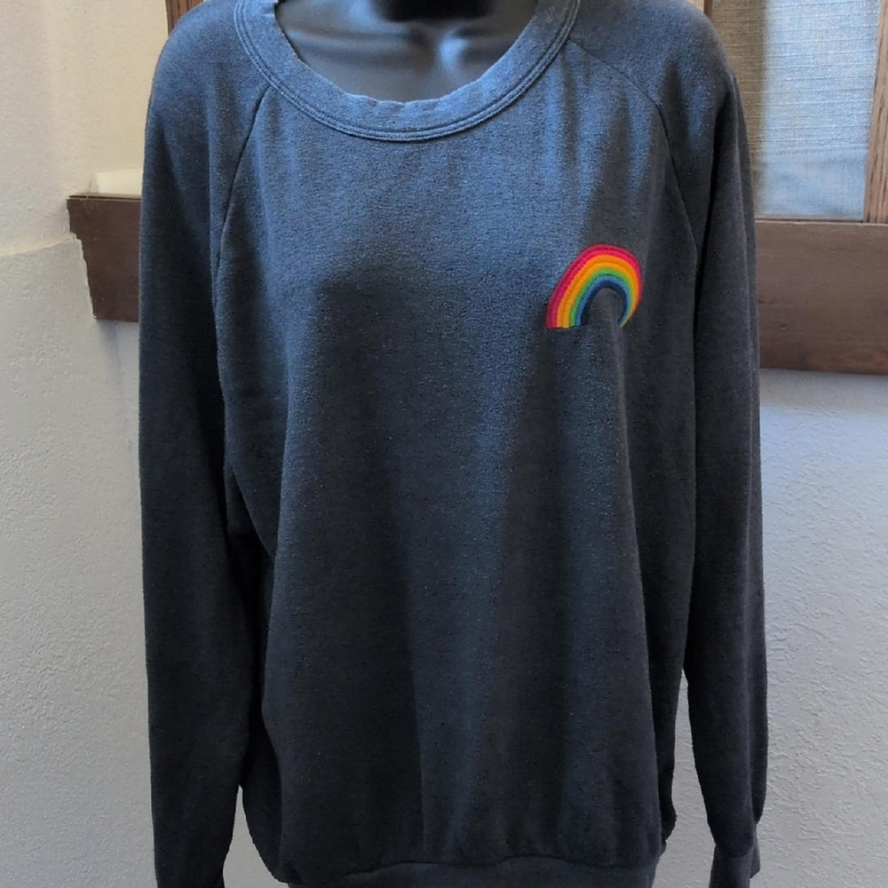 Aviator Nation Rainbow Crew Neck