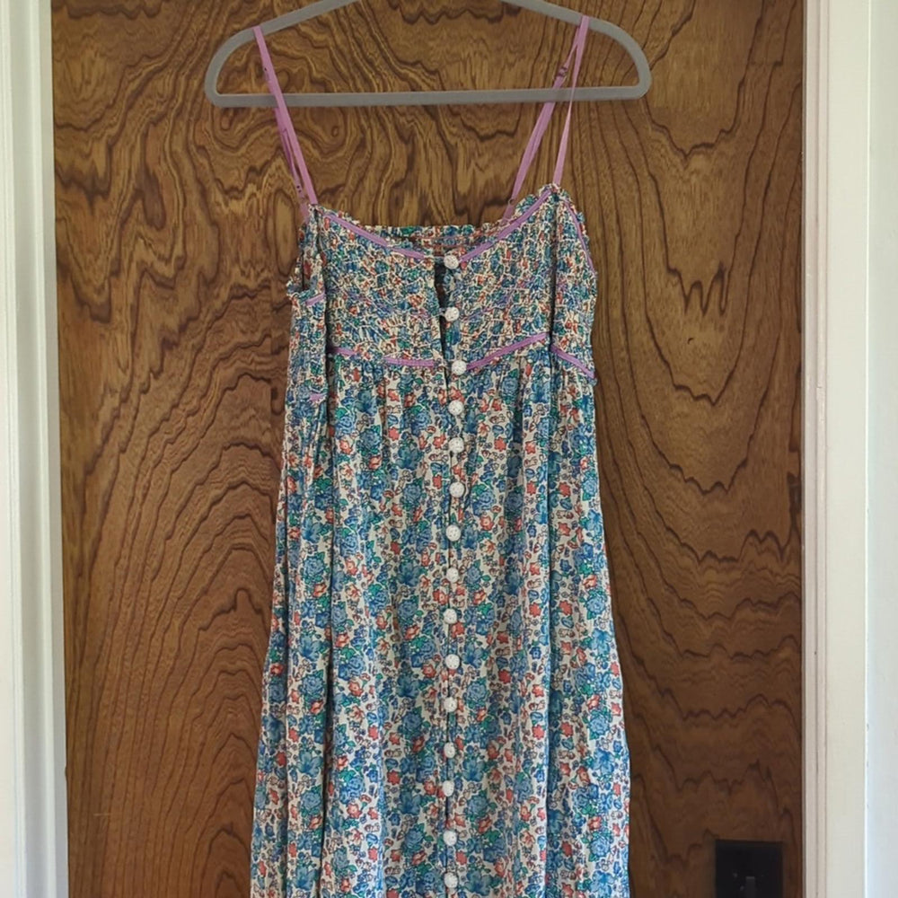 Free people molly jo midi dress blossom combo