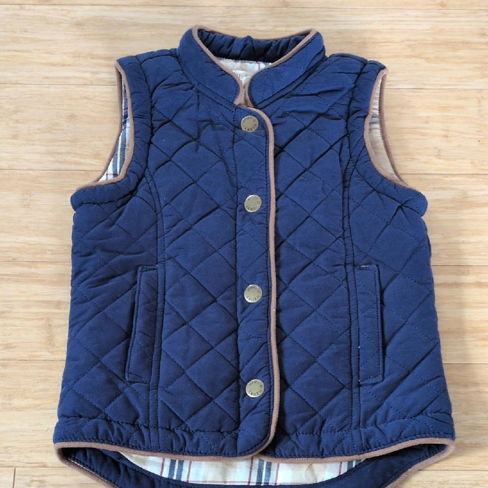 Hope And Henry Boys Quilted Riding Vest - 4T