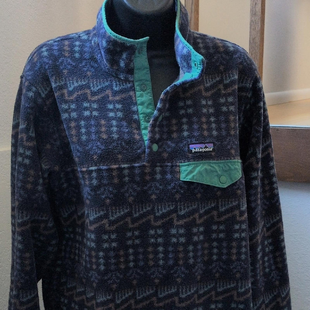 Patagonia Aztec Wild Roots Synchilla Sweater