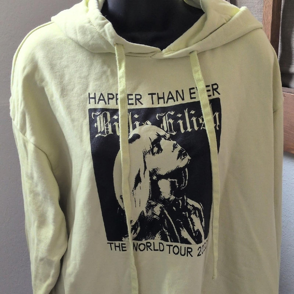 Billie Eilish Happier Than Ever 2022 World Tour Hoodie