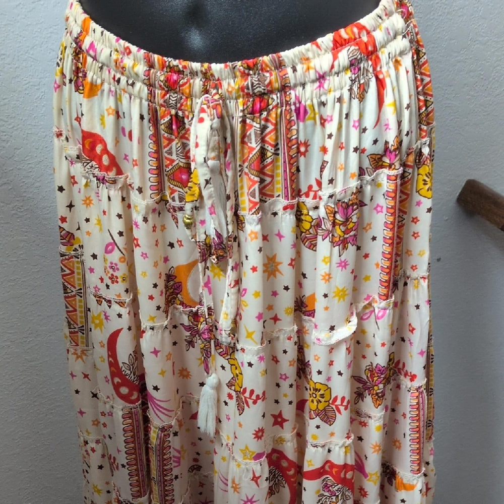 Karma Nepal Craft One Size Fits Most Celestial Maxi Skirt