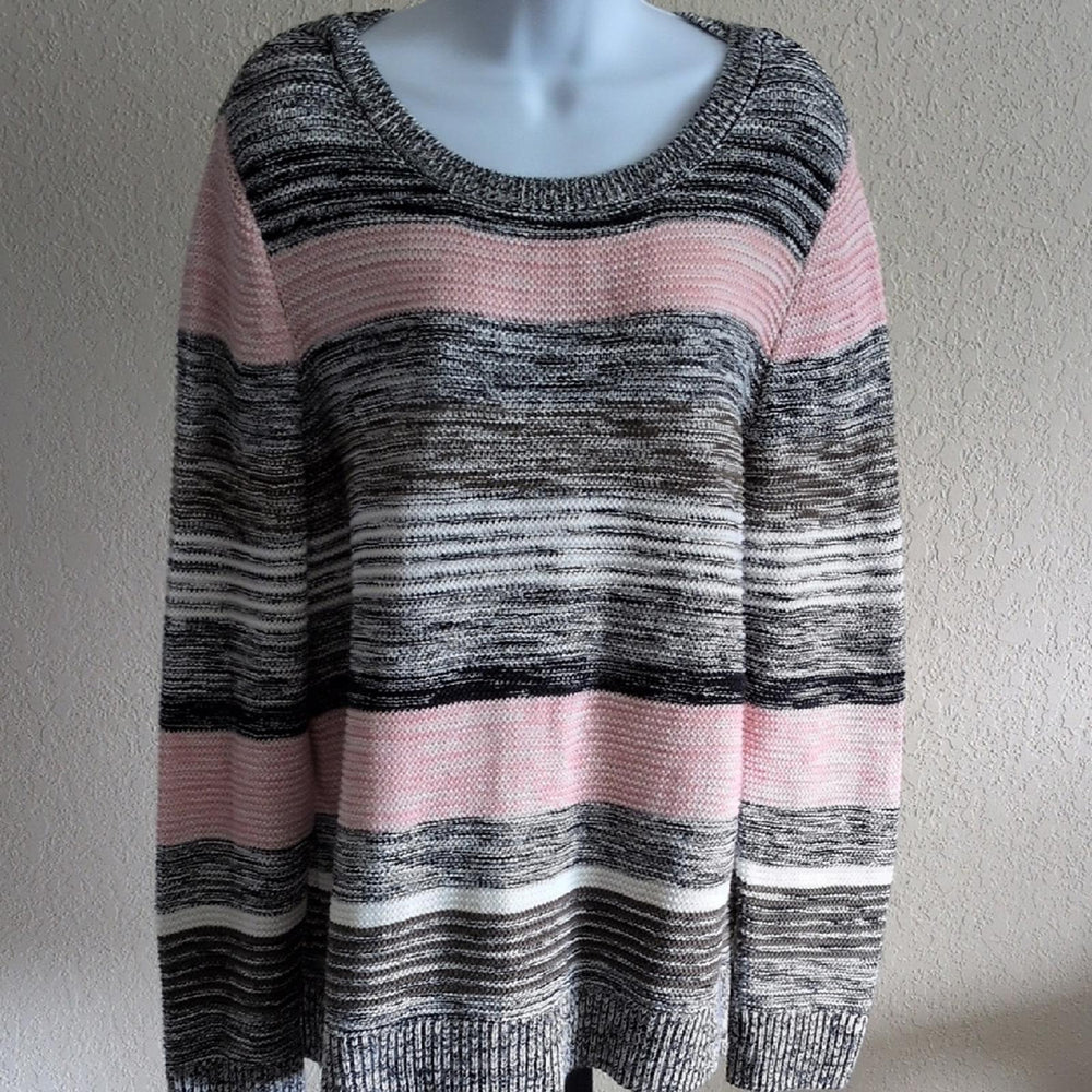 Barbour Navy Stripe Little Hampton Sweater - US 14