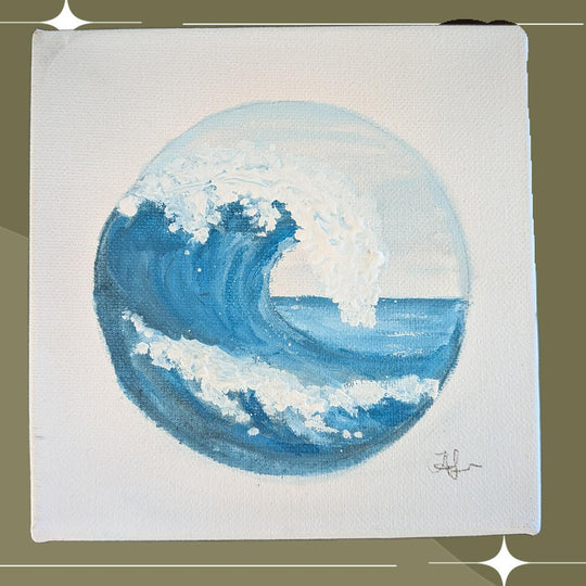 Mini Wave Painting - 6x6