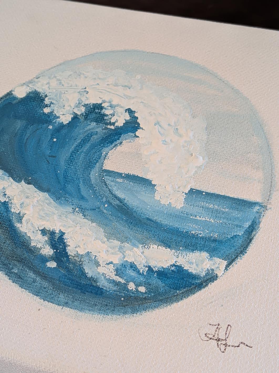 Mini Wave Painting - 6x6