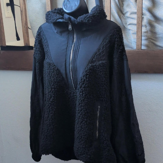 Free People Movement Seaside Crochet Fleece - Large