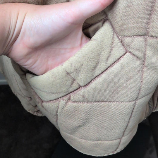 Free People Dolman Quilted Zip Up Jacket