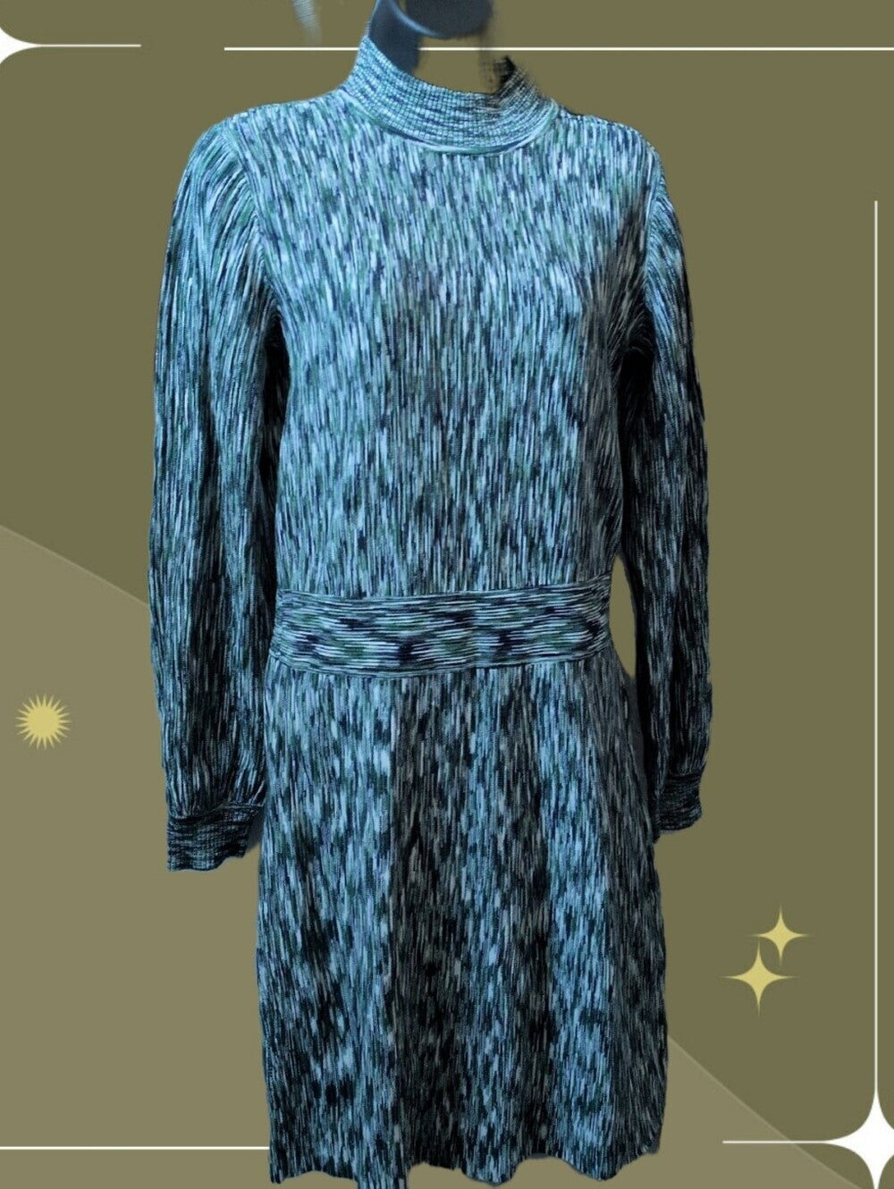 Shoshanna Molly Space-Dye Minidress size m