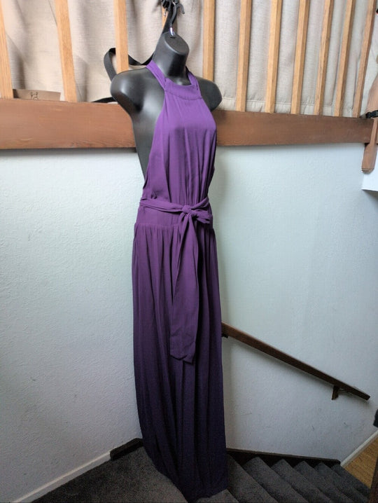 Reformation Andee Dress in "Raisin" deep purple size 10