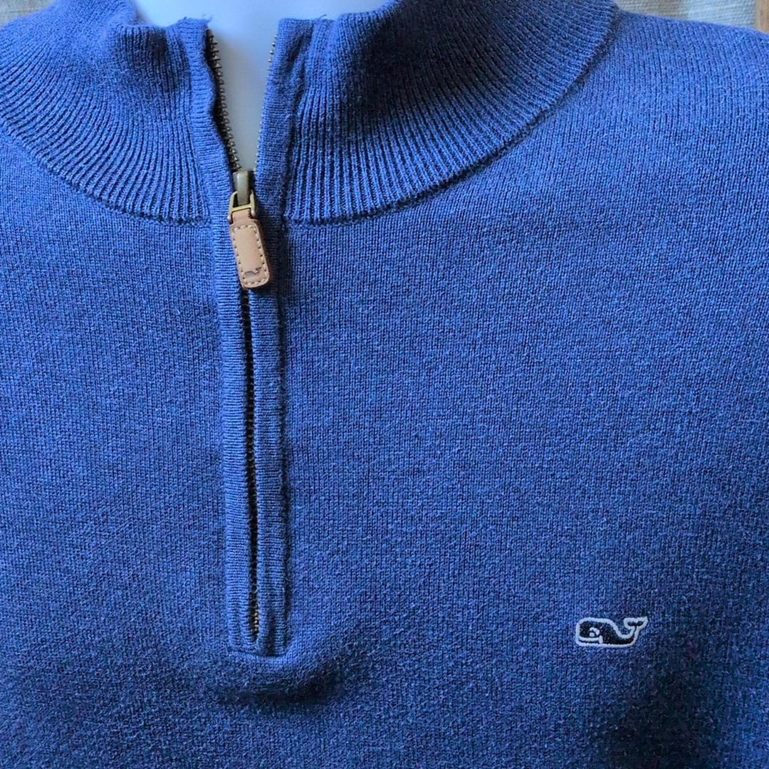 Vineyard Vines Quarter Zip Sweater - Large