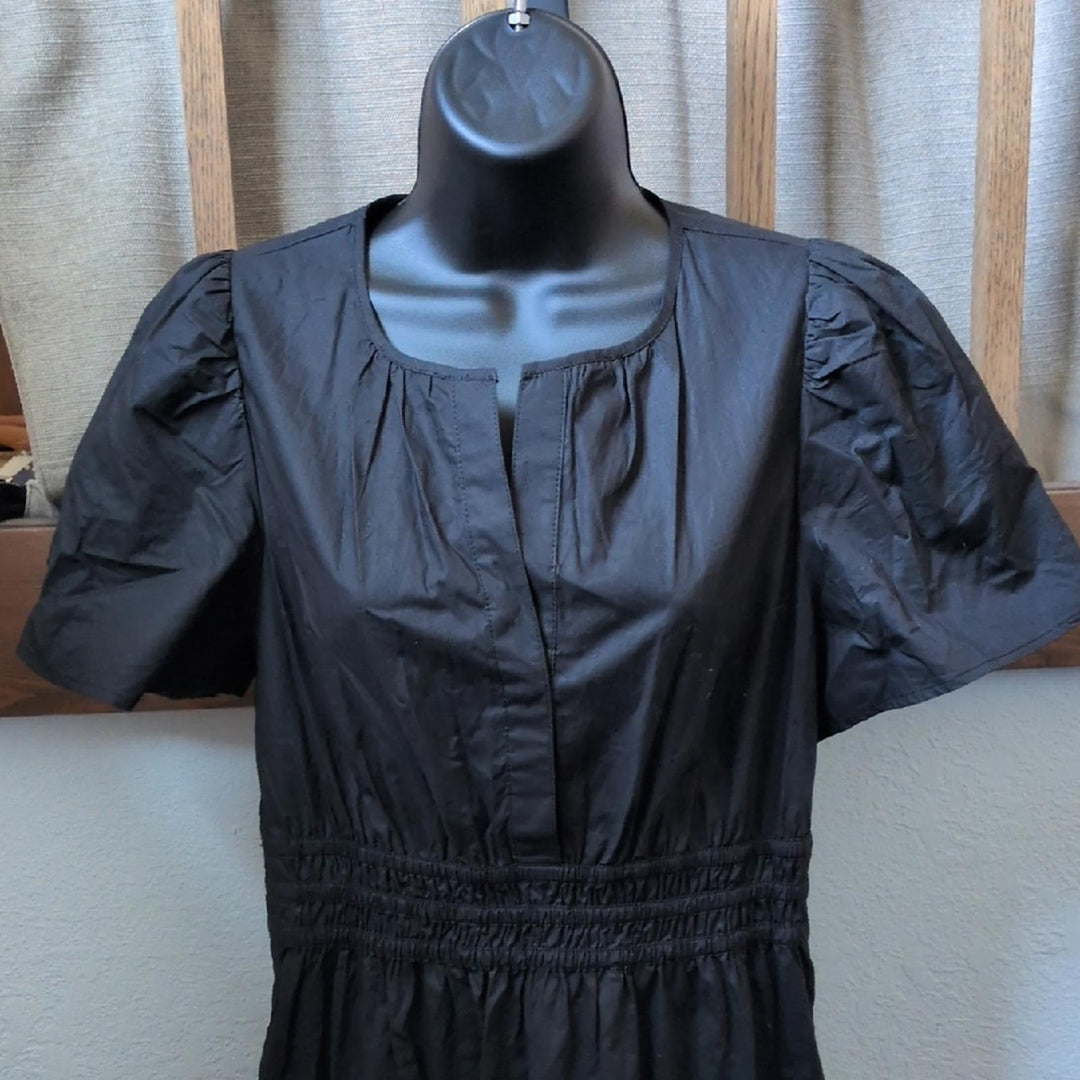 Quince 100% Organic Cotton Tiered Maxi Dress - Medium