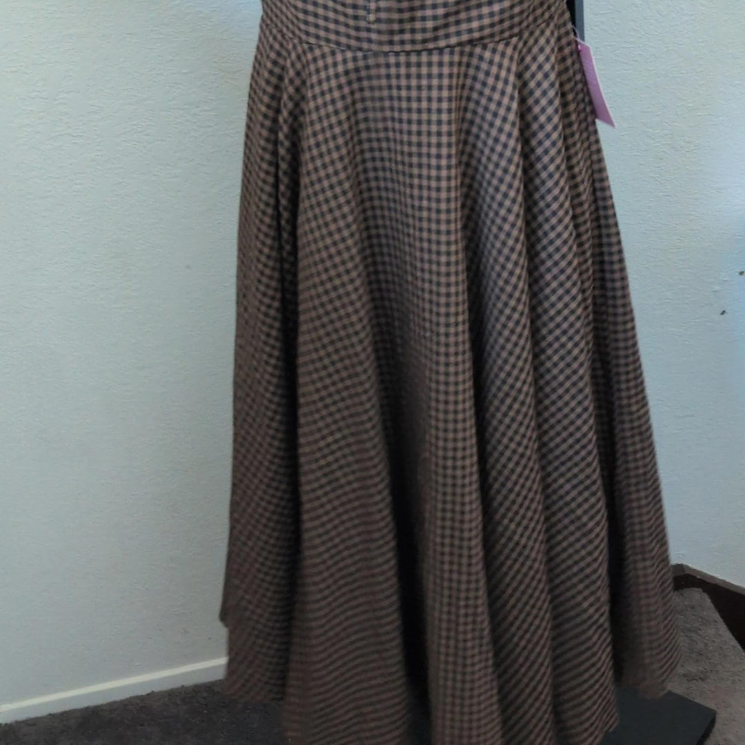 Ivy City Co Maple Plaid Dress - US 2