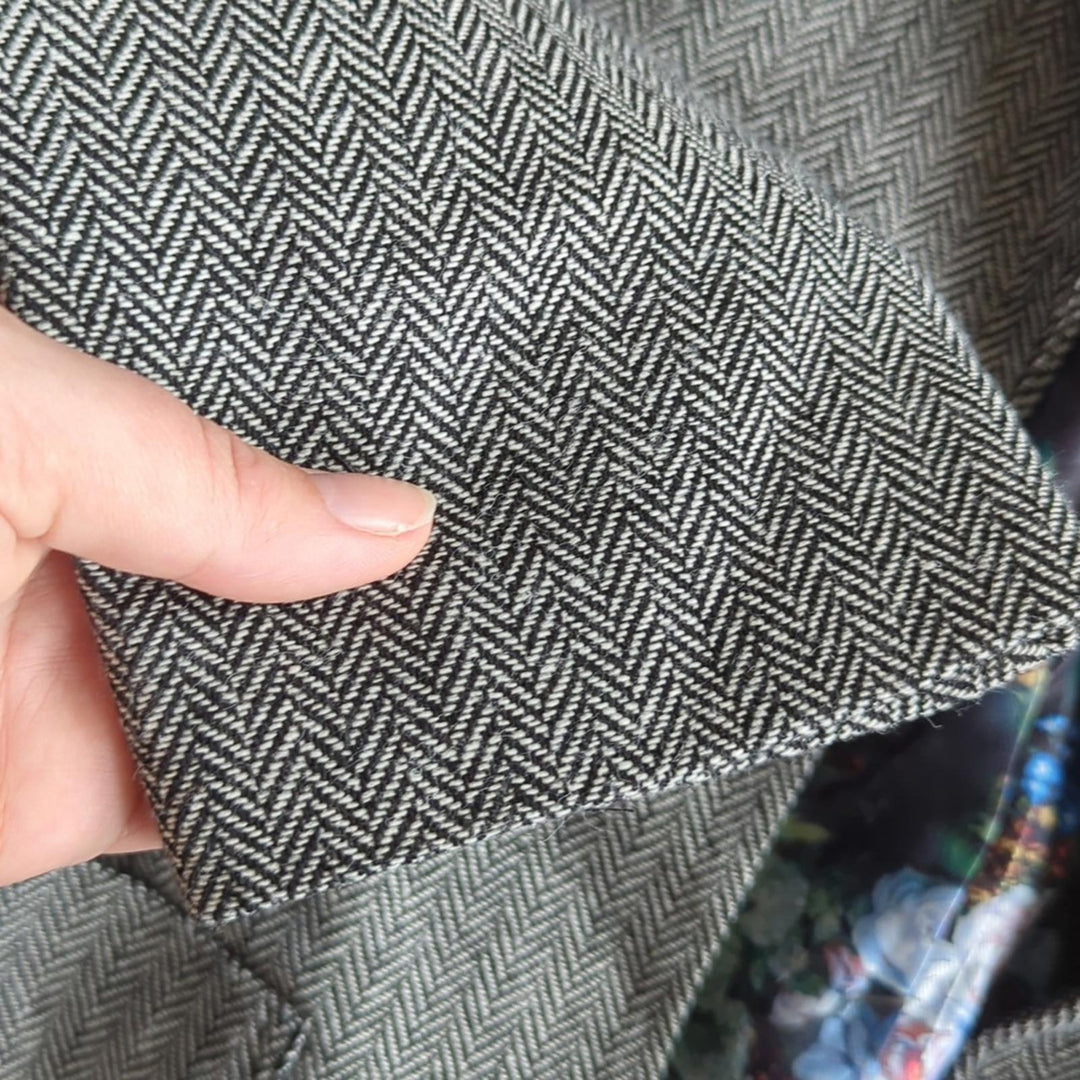 Blackmilk floral herringbone blazer US 4/ AUS 8
