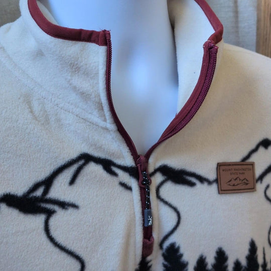 Jack And Sage Mount Washington Piste Quarter Zip Fleece - Large