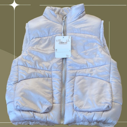 Mayoral Girls Reversible Puffer Vest -  4T