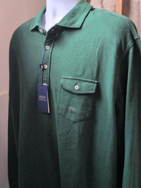 Polo Ralph Lauren Classic Fit Long Sleeve Polo Shirt - XXL