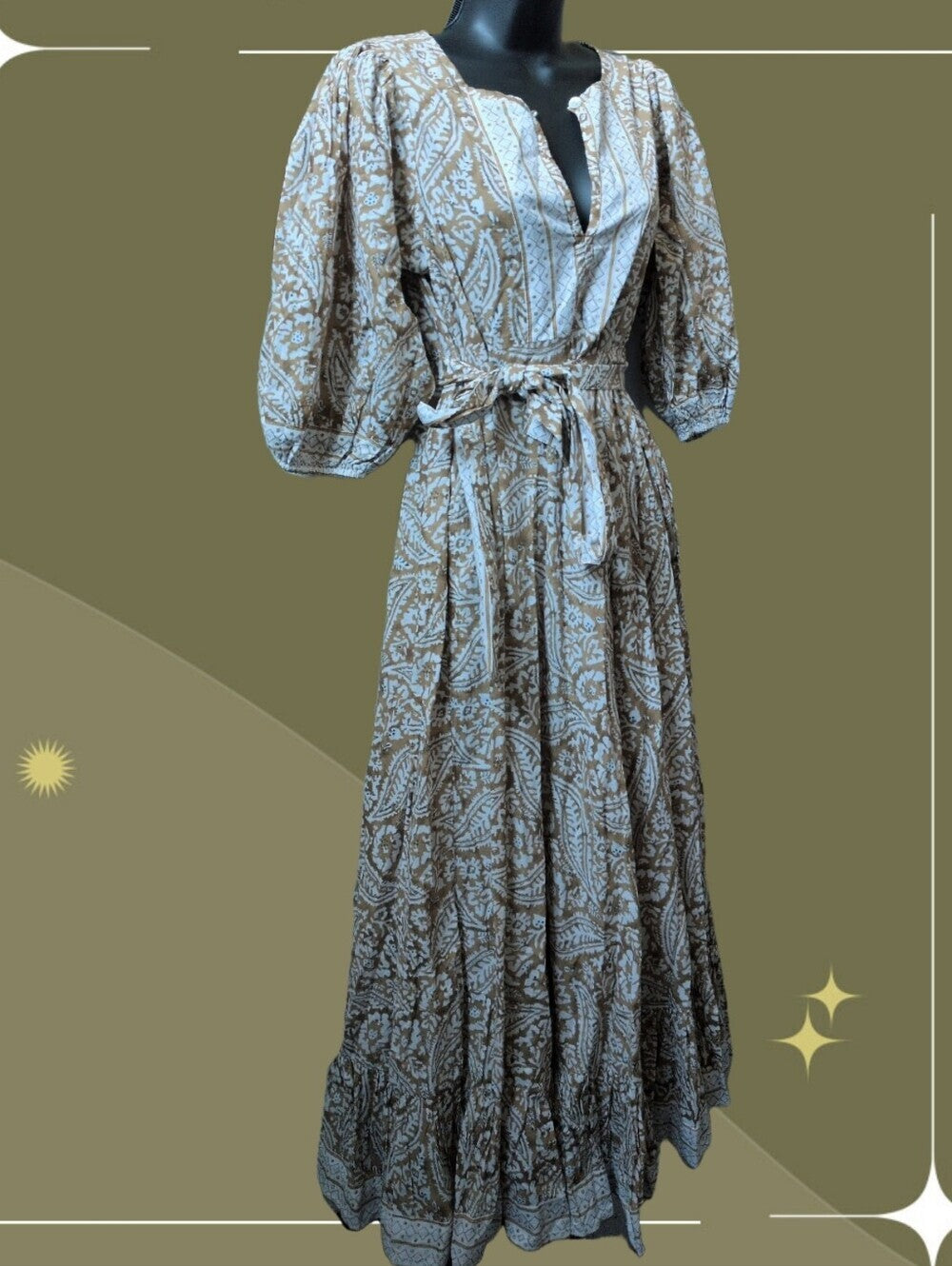 Marea House Dress in Tinsel Limoges print - small