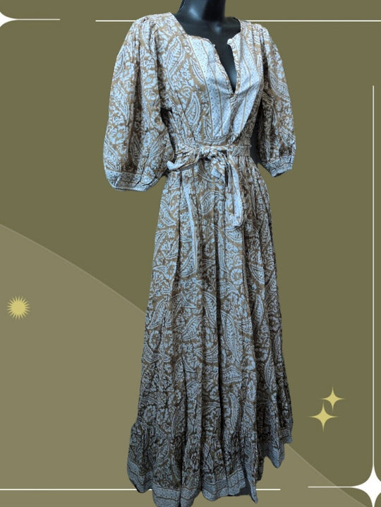 Marea House Dress in Tinsel Limoges print - small
