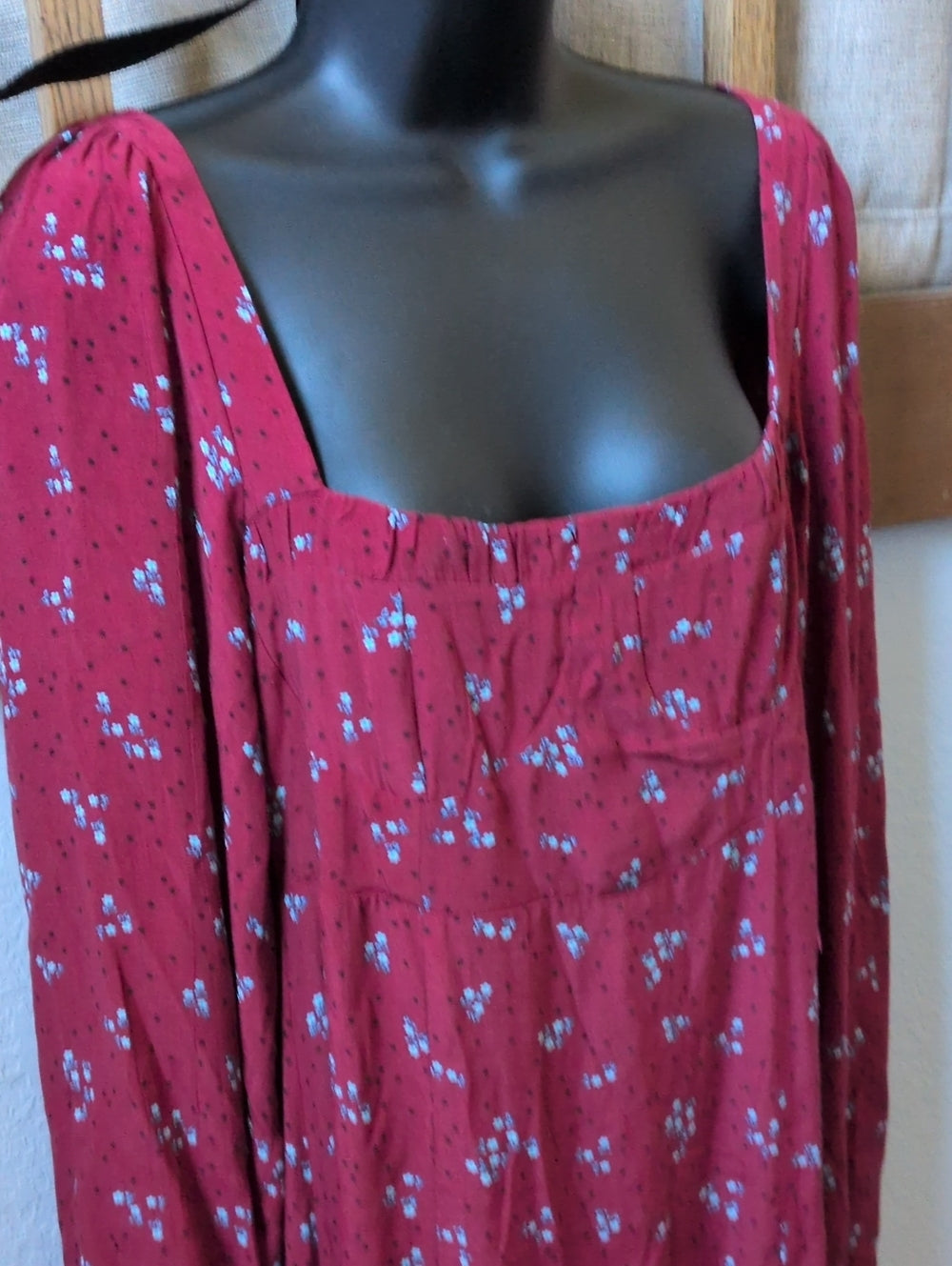 Free People Iris Long Sleeve Midi Dress size m