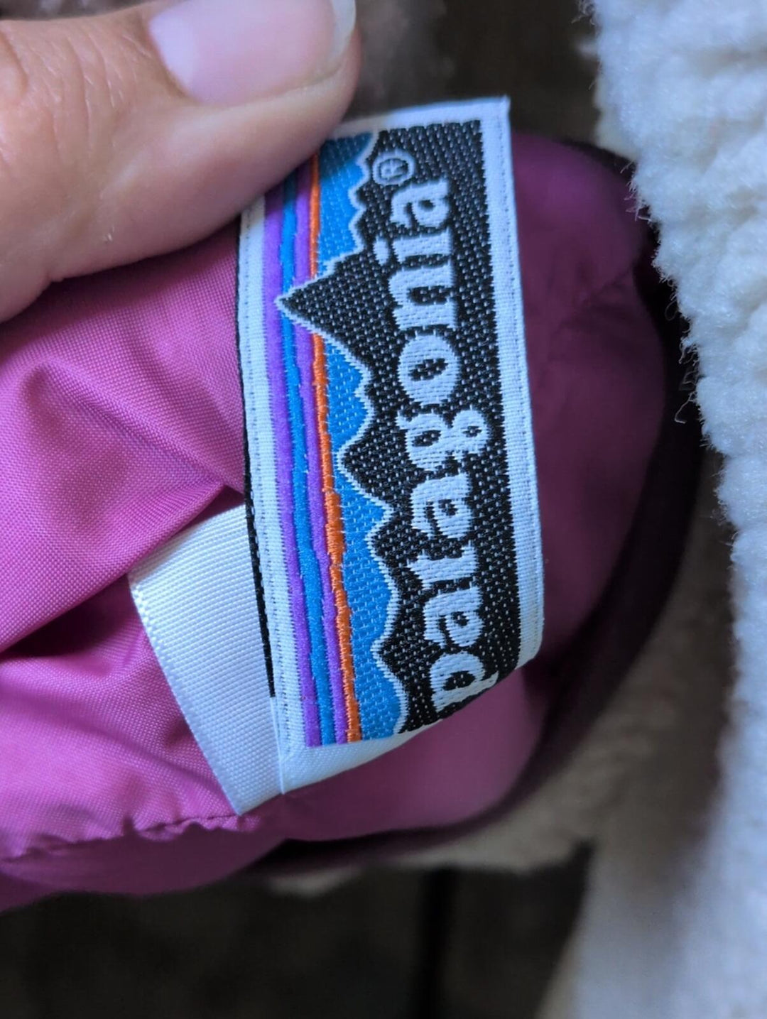 Patagonia Kids' Retro-X Fleece Jacket In Cream / Fuscia - XL